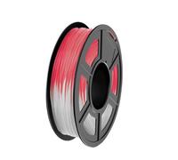Générique Filament PLA à Changement de Couleur 1,75 mm, Filament d'impression 3D changeant de Couleur avec la température, précision dimensionnelle +/- 0,03 mm(Red to W 500g)