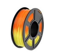 Générique Filament PLA à Changement de Couleur 1,75 mm, Filament d'impression 3D changeant de Couleur avec la température, précision dimensionnelle +/- 0,03 mm(Orange to Y 1000g)