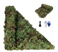 Générique Filet Camouflage, Filet de Chasse Camouflage Militaire Bâche de Camouflage Imperméable pour Affût Accessoires Tir, Filet D'ombrage pour Décoration de Jardin Tente Solaire Woodland(1.5x8.5m)