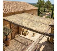 Générique Filet Camouflage Sable 3x3.5m 3x4m 4x5m 3x6m 4x8m 2x10m 3x5m Toile d'Ombrage Plage, Voile Camouflage Exterieur, UV Protection(5x5.5 M)