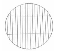 Générique Filet de Barbecue de Cuisson Rond en Acier Inoxydable, Grille de Barbecue Résistante à la Rouille, Accessoire de Cuisson en Plein Air pour Jardin, Camping et Pique-nique (28X28cm)