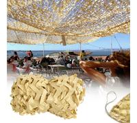 Générique Filet de Camouflage 1x8m 2.5x5m 3x14m 4.5x11m 7x9m 10x20m Filet Camouflage Militaire Chasse, Filets de Protection Solaire Camo pour Parasol Camping tir Décoration Couleur Sable(2.5x10m)
