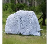 Générique Filet De Camouflage Blanc 210D Voile d'ombrage rectangulaire Design ombrière Camouflage 1.5x8m 2x6m 2.5x9m 3.5x8m 5x7m 6x6m 6x10m Filets Militaire for Protection Jardin(4.5x6.5m)