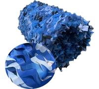 Générique Filet De Camouflage Bleu - Filet D’Ombrage pour Terrasse Pergola - Résistant Protection Solaire Filet Camouflage pour La Chasse, Le Camping, La Décoration Militaire(W2.5xH2.5m)