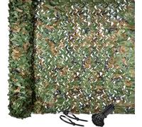 Générique Filet De Camouflage Double Épaisseur Filet Camouflage Protection Solaire Renforcé Militaire Grande Taille pour La Chasse, La Décoration Jardin,la Ombrage,la Photo(W1xH15m)