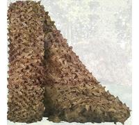 Générique Filet de Camouflage Jaune Terreux 1x2m, 1x3.0m, 1.5x3.0m, 2x2m, 2x6m, 3x5m, 4x5m, 4x8m Camouflage Net Militaire Voile D'ombrage pour la Chasse, Le Soleil, la Clôture, la Fête(6x6 M)