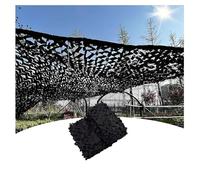Générique Filet de Camouflage léger, Tissu Oxford 210D, Filet d'ombrage Respirant et Pare-Soleil, décoration extérieure for Jardin, pergola et terrasse.(Black,5x5m)