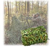 Générique Filet De Camouflage Militaire 1x2.5m 2x6m 3x9m 4x6m 5x10m, Filet Camouflage Renforcé, Protection Solaire Filets D'Ombrage pour Camping Sauvage, Airsoft, Chasse(4x5m)