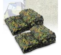 Générique Filet de Camouflage Militaire 3x4m 4x6m 5x7m, Tissu Oxford Renforcé pour Ombrage Jardin, Décoration de Fête Thème Armée, Chasse, Camping, Brise-Vue Extérieur pour Pergola(2x2M)