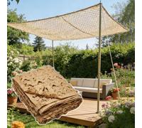 Générique Filet de Camouflage Militaire Renforcé 2x2m(7 * 7ft),Protection Solaire, différentes Tailles et Couleurs, Brise-Vue, pour Jardin, Loisirs, Camping, fête, Bar, décoration de Chasse