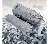 Générique Filet de Camouflage Militaire Renforcé Camouflage Net, 1x4m 2x6m 3x5m 4x12m 5x8m 6x10m 9x11m Camo Netting pour Chasse, Ombrage, Protection Solaire, Décoration Extérieure(Gris,3.0m x 6m)