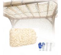 Générique Filet de Camouflage Polyvalent pour Camping, Maillage d'Ombrage pour Mariage, Tonnelle et Terrasse, Occultation pour Jardin, Décoration pour Anniversaire et Bal(8x14M)