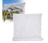 Générique Filet de Camouflage Protection Solaire Blanc Filet Camouflage 3x11m 4x6.5m 2x3.5m 6x6m 8x13m 11x14m Filets Militaire Camo Filet Pare-Soleil pour Balcon, décoration, clôture, fête(2.5x11m)