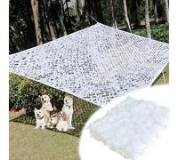 Générique Filet De Camouflage Renforcé Jardin, 2x3 3x3 5x5 4x6 10x12m Filet Camouflage Blanc Protection Solaire,Brise-Vue, pour Loisirs, Camping, Fête, Bar, Décoration De Chasse(8x20.0 m)
