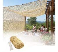 Générique Filet de Camouflage renforcé Voile Camouflage Sable Toile Ombrage pergola 3x4m 4x5m 4x6m 5x8m 6x6m 2x10m Filet Camouflage Militaire Thème Parti(7x8 M)