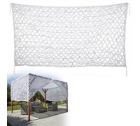 Générique Filet de Camouflage Rouleau de Treillis de Camouflage Blanc 1x1m 2x8m 2.5x5m 3x9m 4.5x16m 7x7m 10x11m Filet Camouflage Protection Solaire Voile Ombrage pour Chasse Jardin Camping(2x6m)