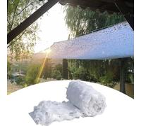 Générique Filet de Camouflage, Rouleau de Treillis de Camouflage Brise-Vue, Filet de Ombrage Blanc pour Terrasse Pergola Jardin Chasse Airsoft Anti-UV léger et Durable(7x2m)