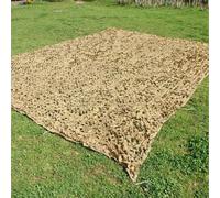 Générique Filet de Camouflage Sable, 1.5 2 4 5 6 8 10 12 m Filet de Ombrage Militaire, Couverture Voiture, Bâche Camouflage Protection Solaire(4×6.5 (m)/13.1×21.3ft)