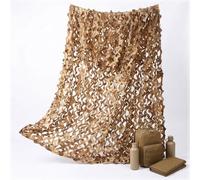 Générique Filet de Camouflage Sable Filet Camouflage Chasse Décoration Chambre Enfant Balcon Brise Vue Occultant Voile Ombrage Pergola Jardin Tente Cabane Militaire Fête Airsoft Chasse 5m 10m 15m