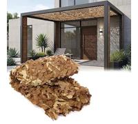 Générique Filet de Camouflage Sable pour Jardin, Toile d'Ombrage Protection Solaire 4x5m 5x6m 3x4m 3x5m 6x8m 7x9m, Voile d'ombrage pour la Chasse, Caché, Le Camping, fêtes à thème(3x4.5 M)