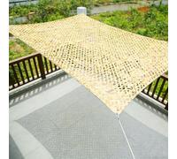 Générique Filet de Camouflage Sable pour pergola, Toile d'Ombrage Protection Solaire, Voile Camouflage Grande pour Piscine Terrasse Camping Filet ombrage Beige 2m 4m 3m 5m 6m 7m 8m 10m(6x15m)