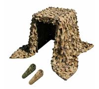 Générique Filet de Camouflage Toile Légère Découpable sur Mesure pour Ombrage Jardin Brise-Vue Balcon et Pergola Filet Camo Idéal Décoration Extérieur Chasse Camping(Arid Tan,3x11m)