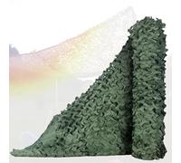 Générique Filet de Camouflage Vert 2x2m 2x5m 2x10m 3x4m 4x6m 5x7m 6x6m 6x8m 7x8m Filet Camo Net 150D Tissu Oxford Camouflage Net pour Le Camouflage, la Chasse, la Décoration Jardin, Ombrage(3x5 M)