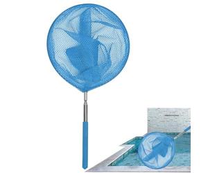 Générique Filet De Piscine - Filet De Bassin, À Poissons Télescopique Fiet D'écumoire en Acier Inoxydable - Nettoyeur De Piscine avec Manche Télescopique Extensible pour, Nettoyeur De Ext