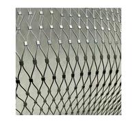 Générique Filet de sécurité Robuste en Corde de Jute, Protection Enfant, Filet antivol Flexible en Acier Inoxydable 30 m x 3 m, clôture en câble d'acier tissé pour la Protection des pâturages