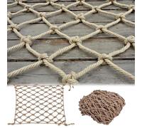 Générique Filet d'escalade résistant de 4 x 7 m - Filet en Corde Robuste pour Structure de Jeux pour Enfants, Filet de Chargement pour échelle d'escalade, cabane dans Les Arbres et balançoire.