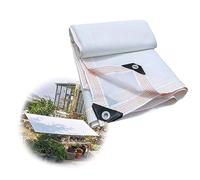 Générique Filet D'ombrage Blanc 85% avec Œillets pour Serre - Résistant Aux UV - 1X2M 2X3M 3X3M 4X6M - pour Jardin, Pergola, Terrasse, Plantes, Serre Extérieure(3x12m/10x39ft)