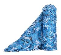 Générique Filet D'ombrage Camouflage Reinforced Bleu, Filet D'ombrage pour Terrasse, Chasse, Voiture Couvre, 2x2m 3x7m 4x6m 5x5m 6x9m 7x10m 9x13m Filets De Protection Solaire(14x20m)