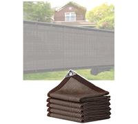 Générique Filet Pare-Soleil extérieur, écran de confidentialité for Balcon, Patio, Cour, Protection de sécurité de clôture, Couverture d'ombrage for terrasse de Jardin(Brown,W x L: 2 x 8 metres)