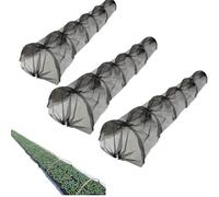 Générique Filet Protection Potager pour Tunnel Jardin Potager 300 x 45 x 45 cm - Tunnel de Culture en Filet Noir, idéal pour protéger Les plantations du Froid (3 pièces)