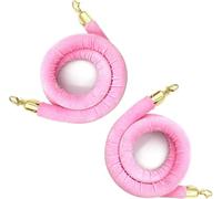 Générique Filets de sécurité pour Chargement, Corde de Jute Robuste, Corde de Protection pour Enfants, Crochet en Acier Inoxydable, Poteau de Guidage, barrière de File d'attente - 2 pièces (101,6 cm)