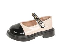 Générique Fille Or Printemps Sandales petites chaussures de printemps et d'automne pour l'école, semelles souples, chaussures pour enfants Fille Blanc Cassé Extérieur Sandales (Beige, 26 Toddler)