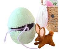 Générique Filled Easter Eggs | Compact Easter Decor Stuffed Animal Doll | Felt Animal Toys | for Teens Kids Adults Girls Boys Women Shelf Table Bed Sofa Couch Nursery Bedroom Living Room Study