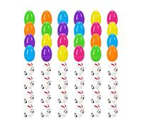 Générique Filled Easter Eggs - Cute Fun Portable Bunny Pull Back Cars Party Favors | Filled Easter Eggs Toys for Daily Holiday Festival Activities Birthdays Home Travel School Vacation