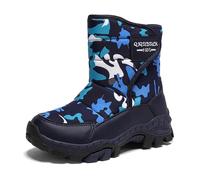 Générique Filles Bottes de Neige pour Enfant Chaude Doublure Boots Warm Line Antidérapantes et Confortables Bottes Trekking Outdoor Ankle Boot Antidérapant Chaussures de Marche pour Enfants