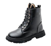 Générique Filles Chaussures Bottes de Neigeavec Fermeture Éclair Latérale et LacetsPremiers Pas Thermiques Chaussuresidéales pour Un Usage quotidienEnfant Botte d'hiver Garçons Filles