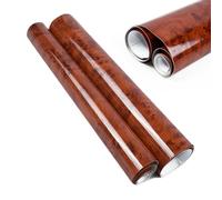 Générique Film Adhésif Voiture - Wrap Auto Couleur Bordeaux, Film DIY Effet Bois Brillant, Rouleau Décoratif pour Véhicules, Pose Facile, Protection Carrosserie, Design Élégant