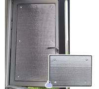 Générique Film occultant amovible pour fenêtre, épaisseur 8 mm, personnalisable, 50 x 145 cm, protection anti-UV, contrôle de la chaleur, pour véranda, balcon, machine à laver, réfrigérateur