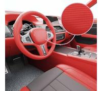 Générique Films 4D de Voiture 2 pcs Rouge 100x150 cm,Autocollants pour véhicules,0.9KG-210731