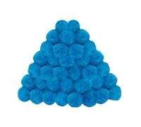Générique Filter Balls - Lightweight Swimming Pool Cleaning Media, Reusable Pond Water Purification Accessory, Pump Replacement Filtration Spheres, Washable Outdoor Circulation Maintenance Equipment