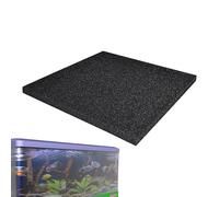 Générique Filtrante pour Aquarium - Tampon Filtrant Biochimique Épaissi | Mousse Filtrante pour Aquarium | Mousse Filtrante D'aquarium Noire Facile À Couper, Filtre À Eau Filtre D'étang De Rempl
