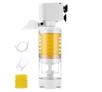 Générique Filtre Aquarium - Pompe Submersible Tortue ABS 12W 8x5x15cm Interne | Purificateur d'eau Ultra Puissant Système Éponge pour Poissons Combattants Rouges Nettoyage Bassin Accessoire