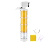 Générique Filtre Aquarium - Pompe Submersible Tortue ABS 12W 8x5x15cm Interne | Purificateur d'eau Ultra Puissant Système Éponge pour Poissons Combattants Rouges Nettoyage Bassin Accessoire