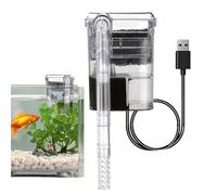 Générique Filtre d'aquarium, Pompe de Filtre d'aquarium - Filtre de réservoir de Tortue de Poisson, Suspendu, Filtre de réservoir de Tortue de Poisson, Accessoires efficaces et silen