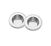 Générique Filtre d'évier de Cuisine 5.5/7.3/9/11.5cm, Filtre à Mailles en Acier Inoxydable, égouttoir Salle Bains(Perforated 5.5cm,3pcs)