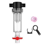 Générique Filtre Interne pour Aquarium, Collecteur de Déchets, en Polycarbonate Transparent, pour Le Nettoyage et La Filtration des Déchets de Poissons, Raccord, Filetage Mâle 40 Mesh